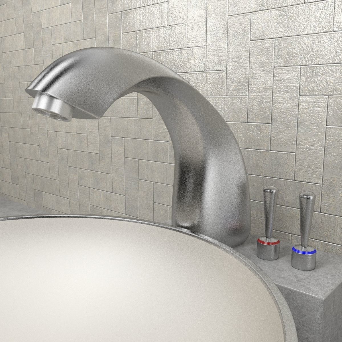 Bathroom fittings 3D model_2
