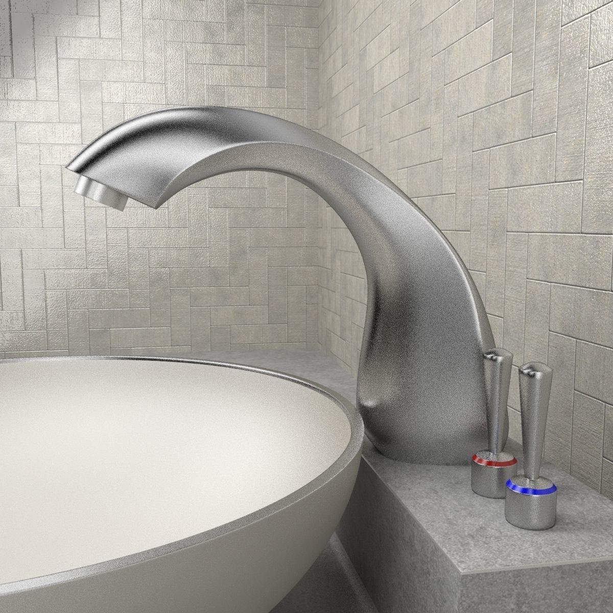 Bathroom fittings 3D model | CGTrader