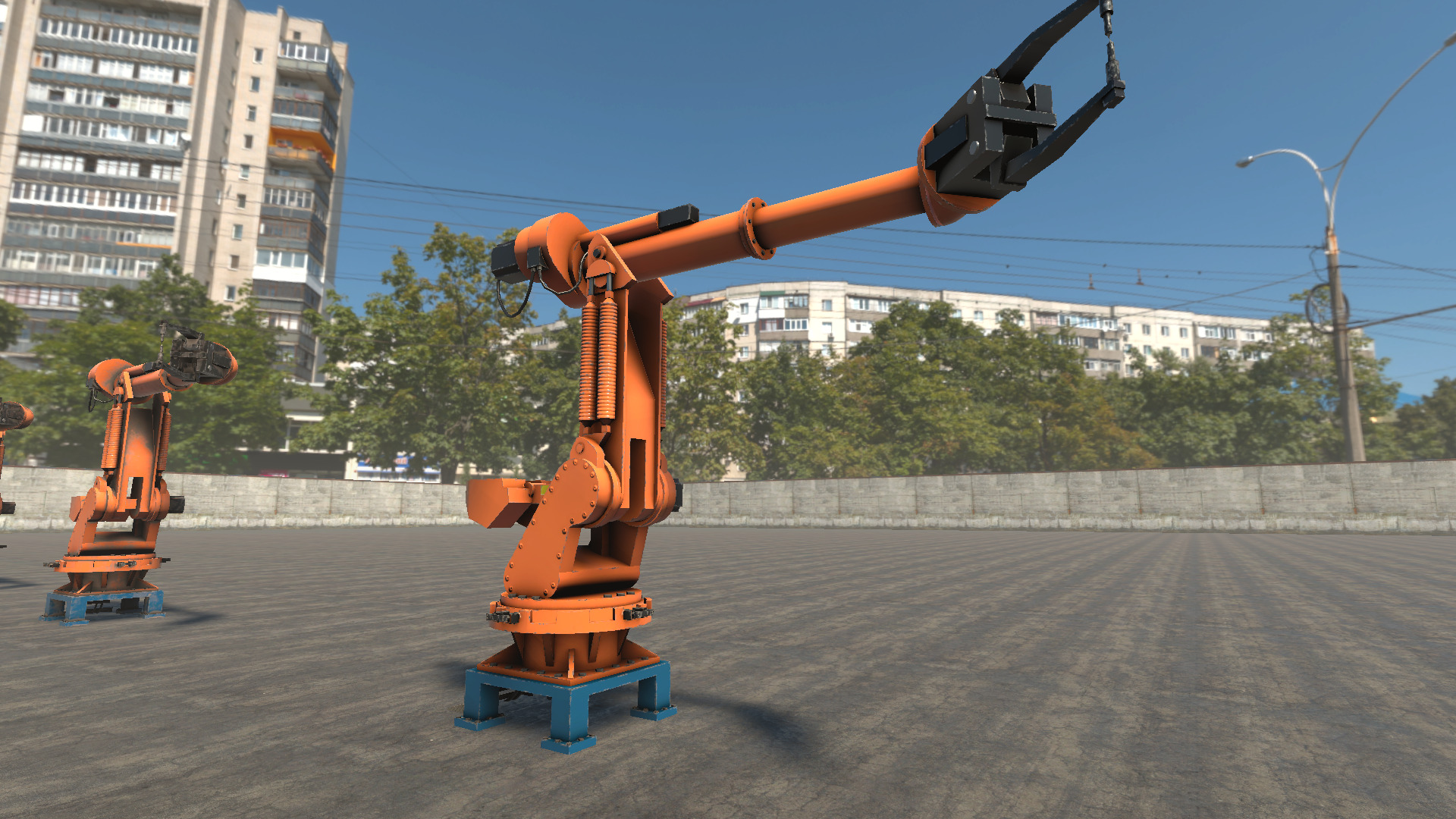 Industrial Robots Collection Low-poly 3D model_2