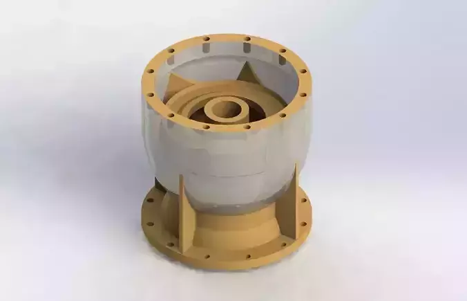 Impeller vertical pump Free 3D model