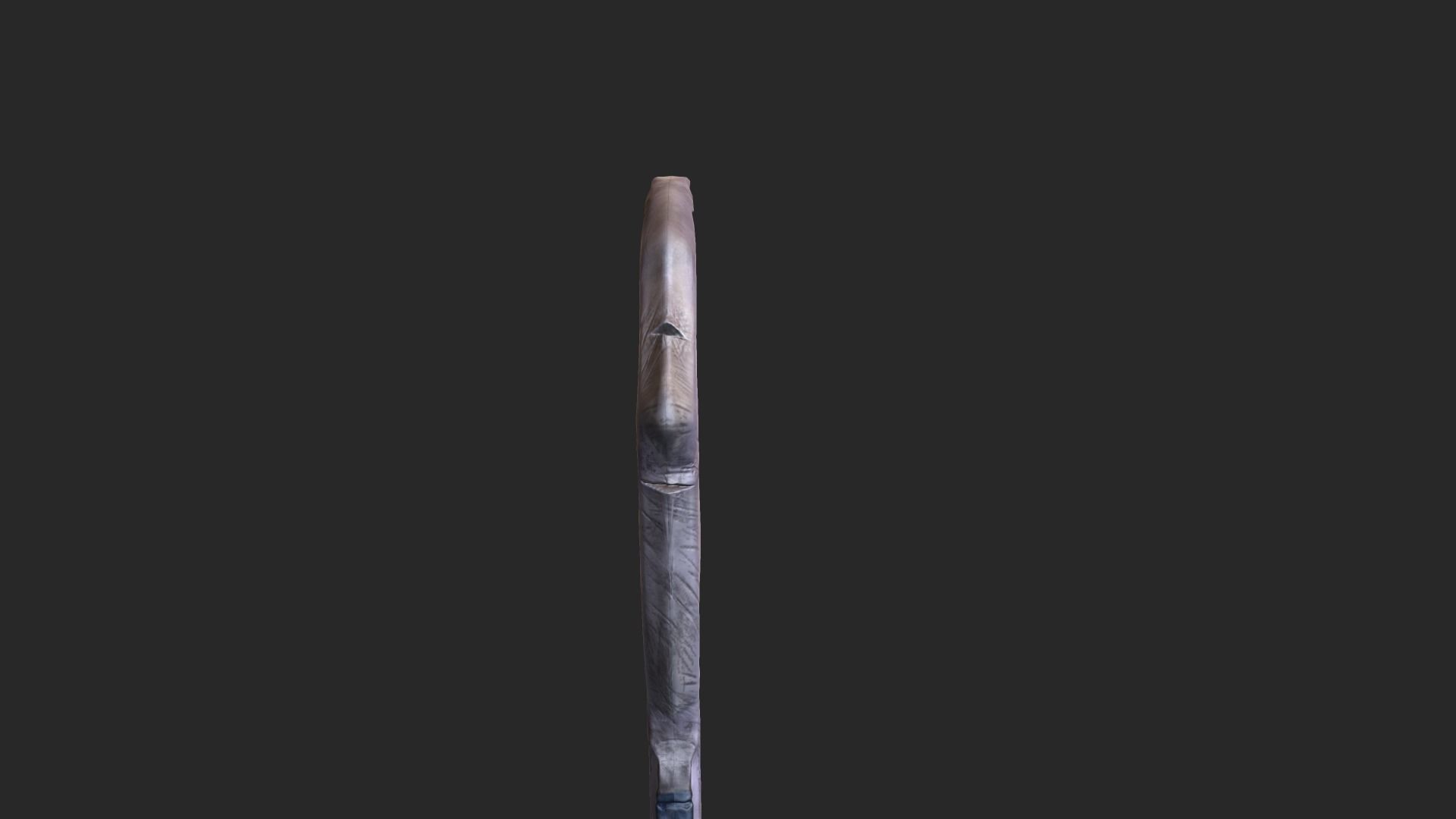 Machete Mid Poly Low-poly 3D model_9