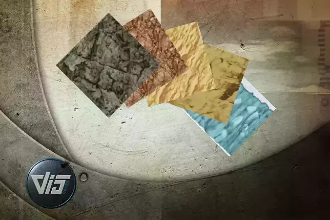 Cartoon rock textures