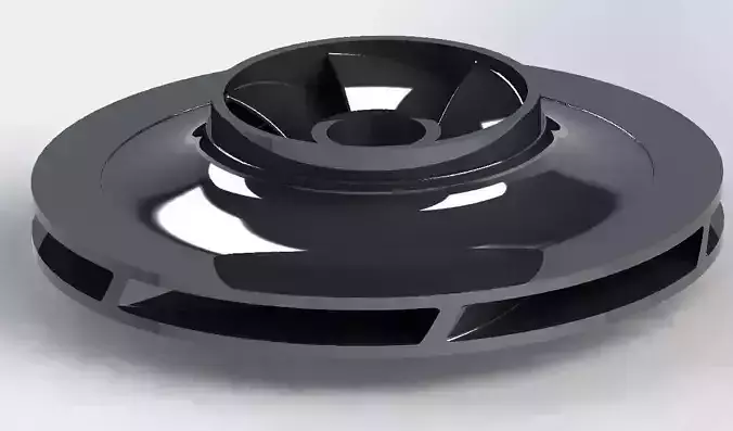  Inverted pump impeller Free 3D model