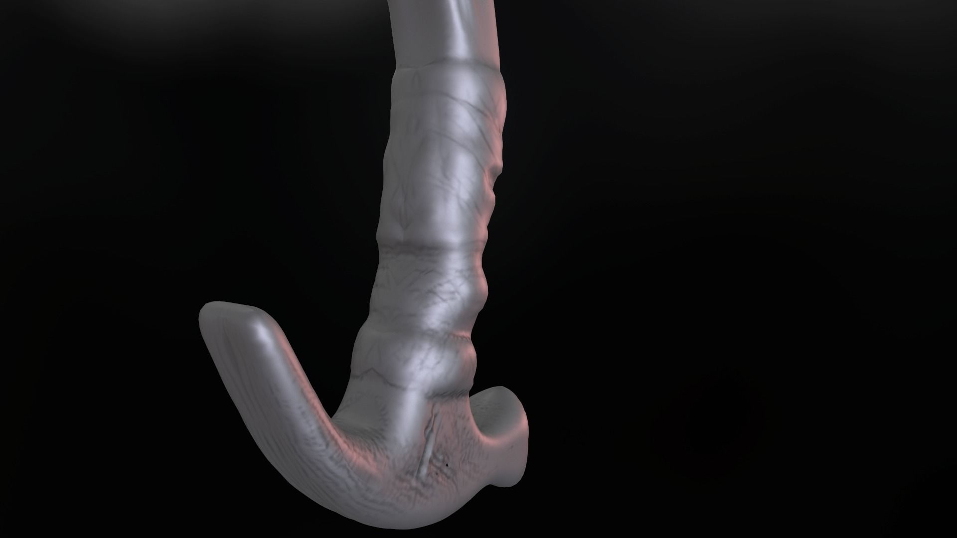 Machete Low Poly sword Low-poly 3D model_11