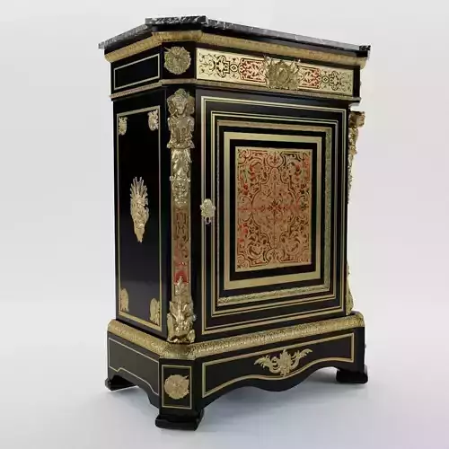 Commode of Boulle style - France - 19th century 3D model