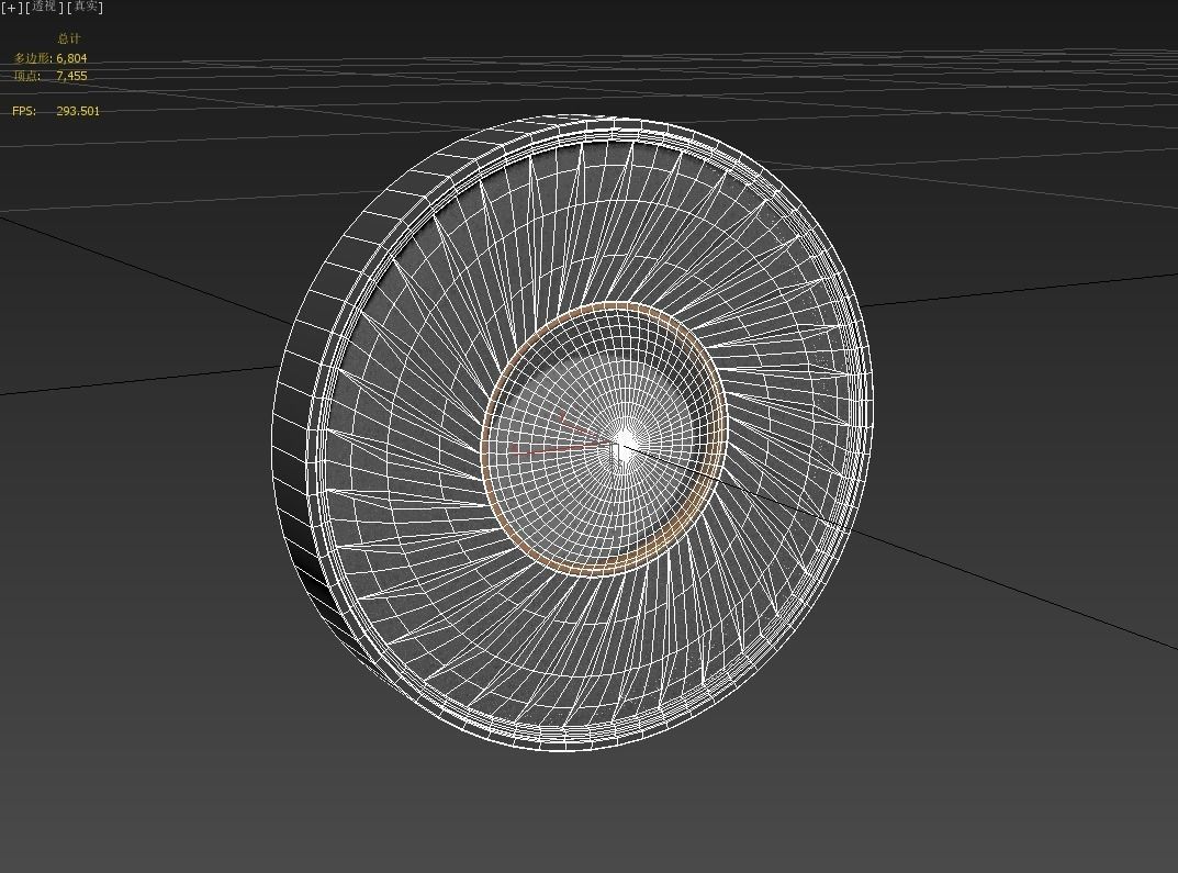 Speaker unit heavy Bass driver  30mm 3D model_3