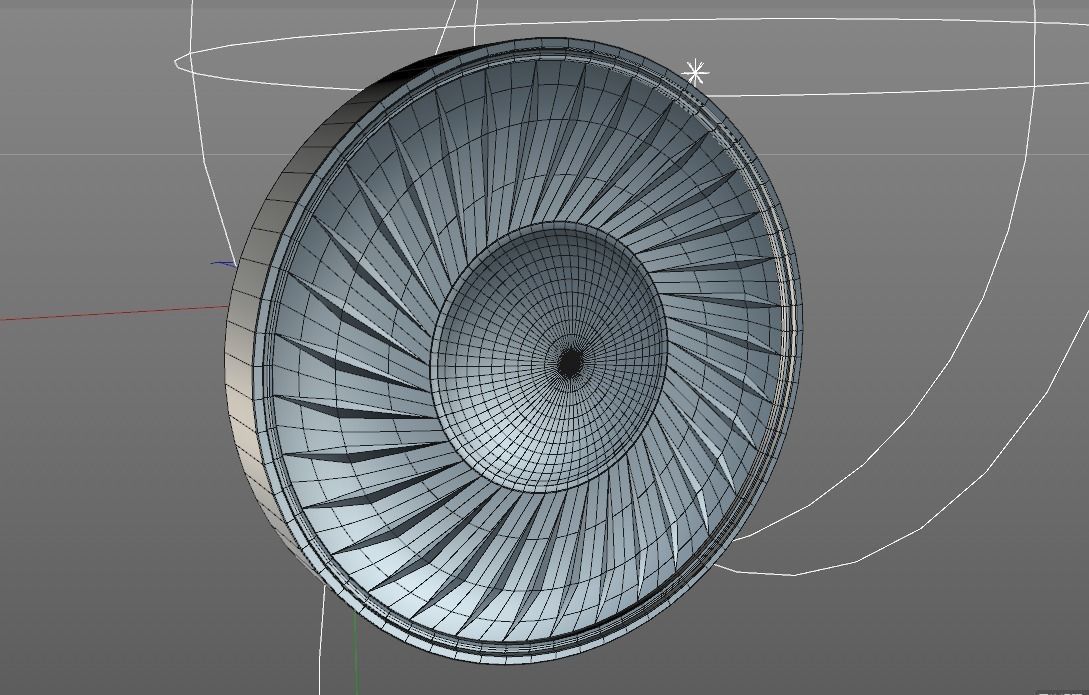 Speaker unit heavy Bass driver  30mm 3D model_5
