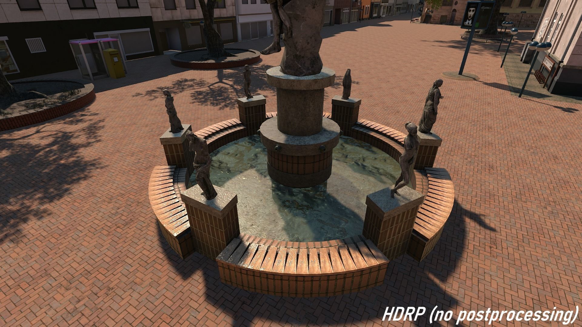 High Detail City 2 - Unity3D Low-poly 3D model_4