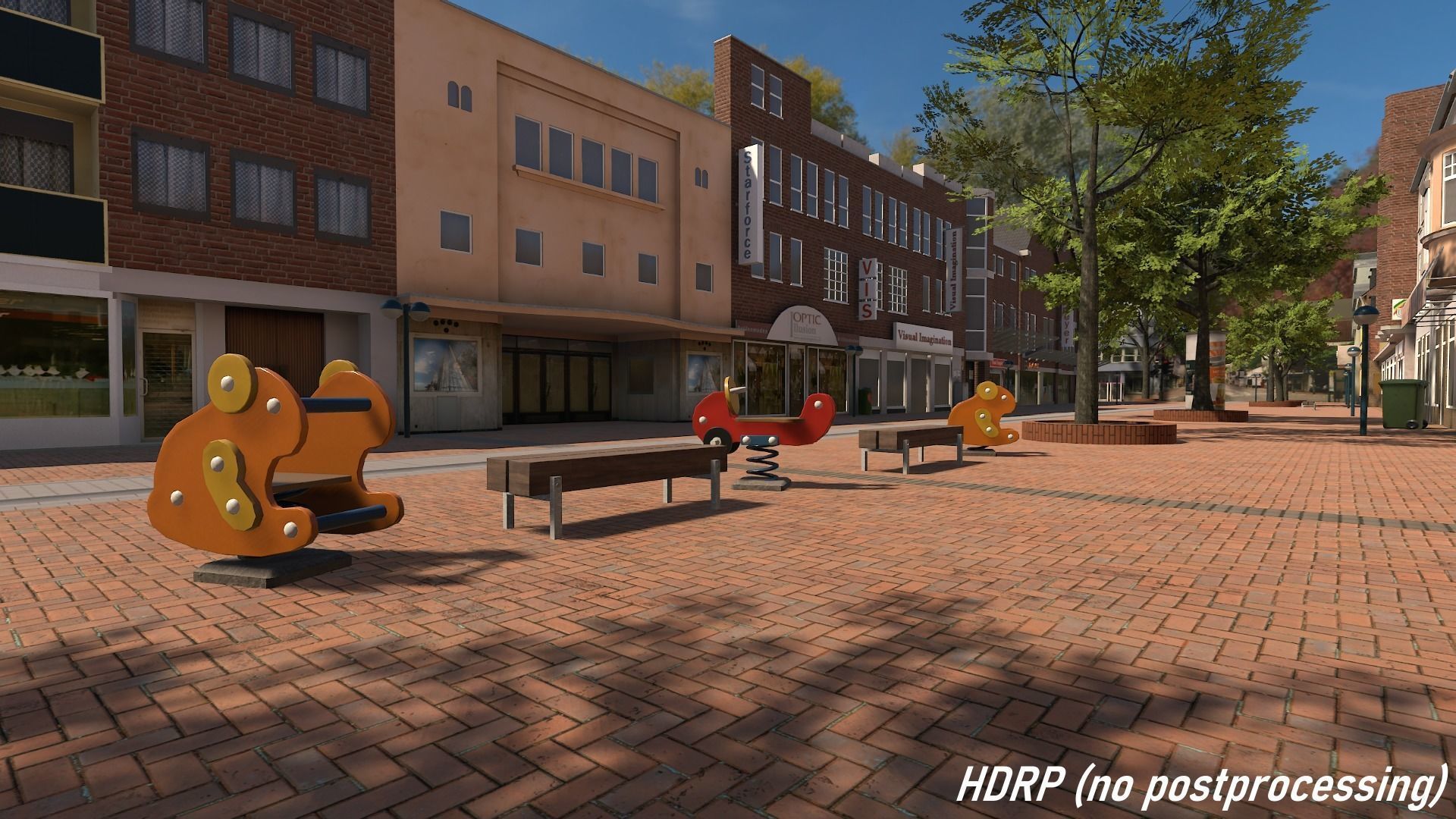 High Detail City 2 - Unity3D Low-poly 3D model_3