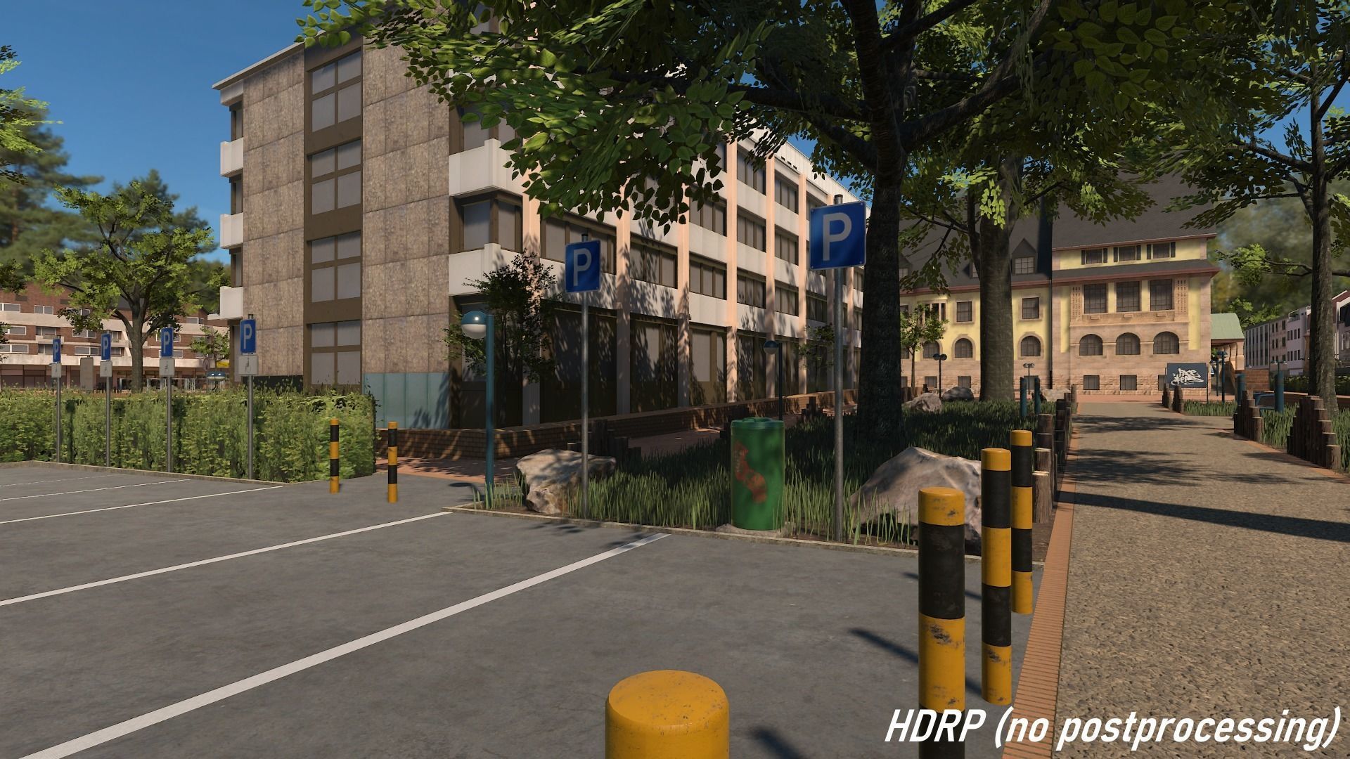 High Detail City 2 - Unity3D Low-poly 3D model_23