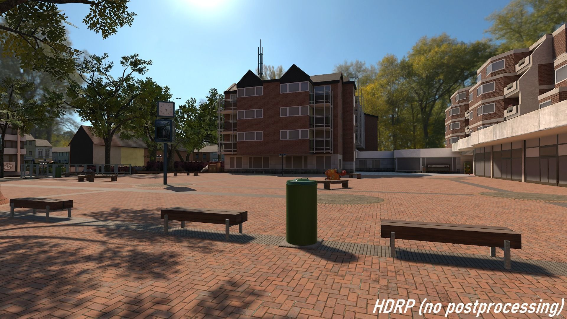 High Detail City 2 - Unity3D Low-poly 3D model_19