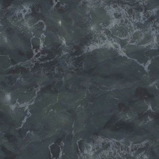 Forest island Low-poly 3D model_10