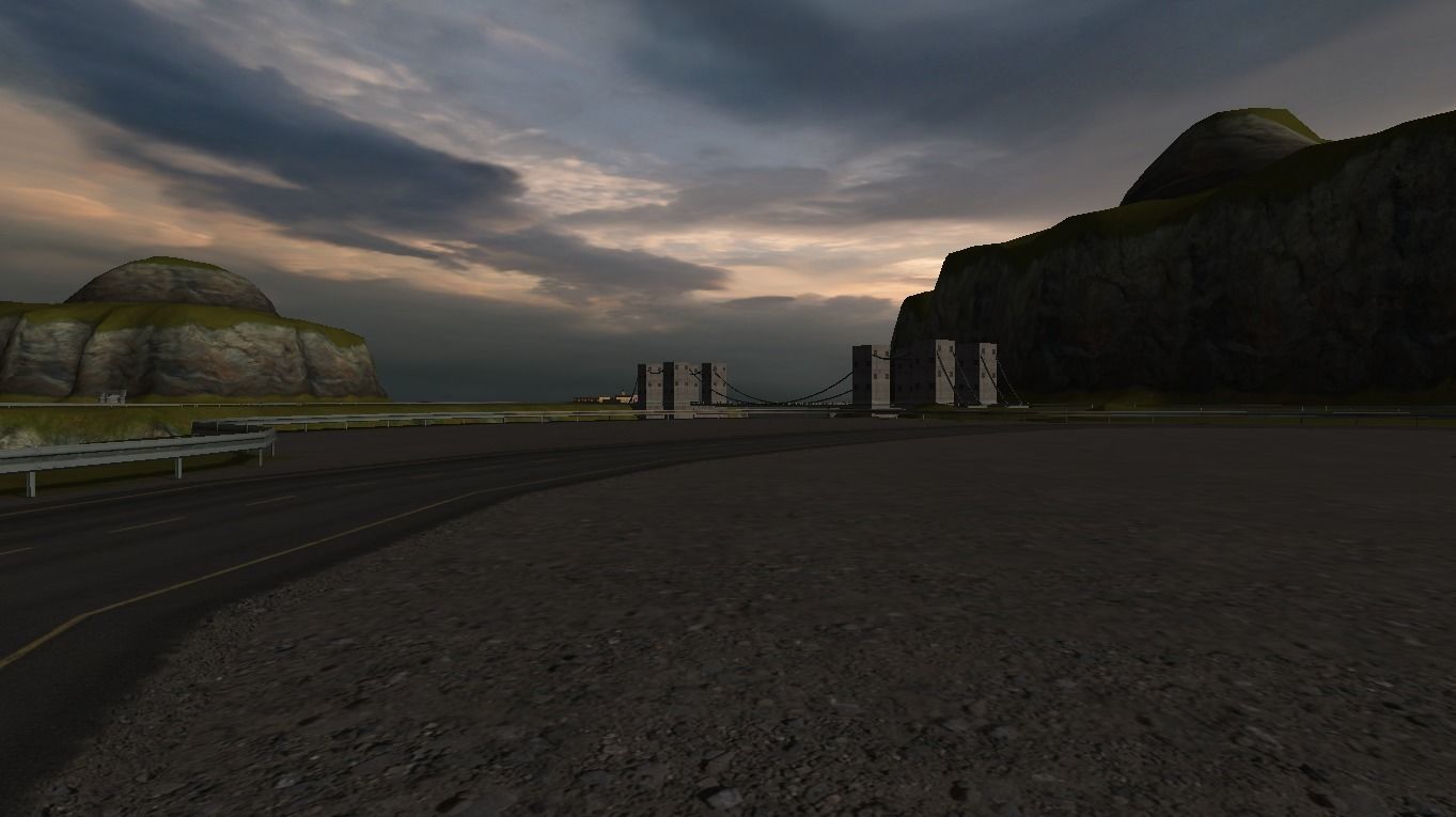 Forest island Low-poly 3D model_1