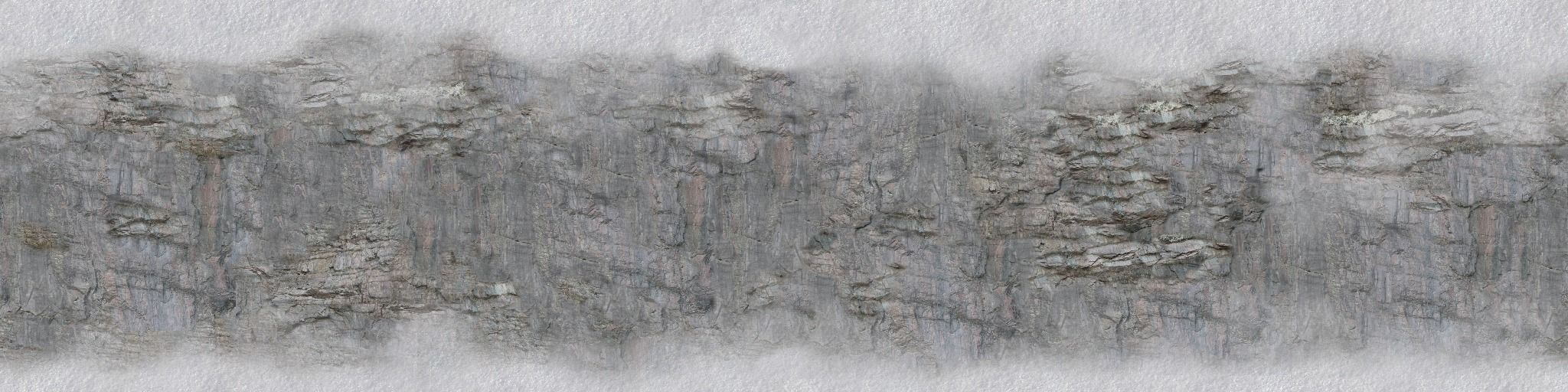 Snowy landscape Low-poly 3D model_6