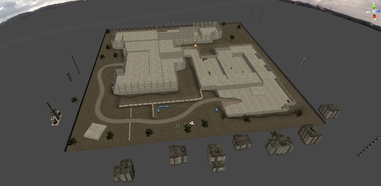 Construction site Low-poly 3D model_4