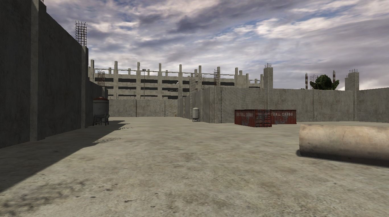 Construction site Low-poly 3D model_3