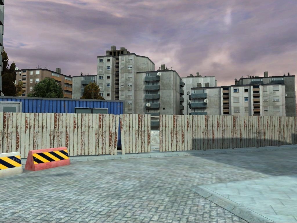 Innercity racing track Low-poly 3D model_3