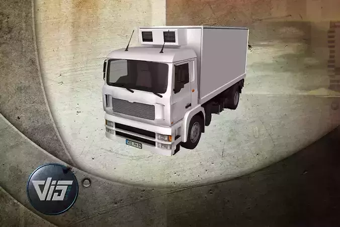 Trucks collection fleet of refrigerated