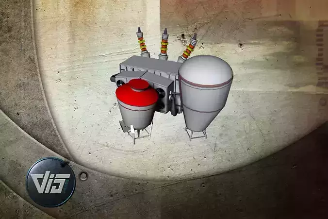 Cartoon industrial props