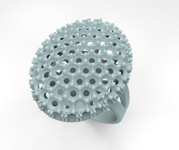 Bellas ring 3D print model_2