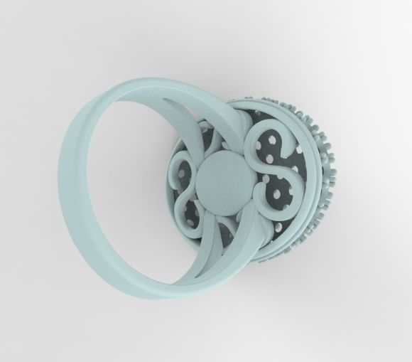 Bellas ring 3D print model_3