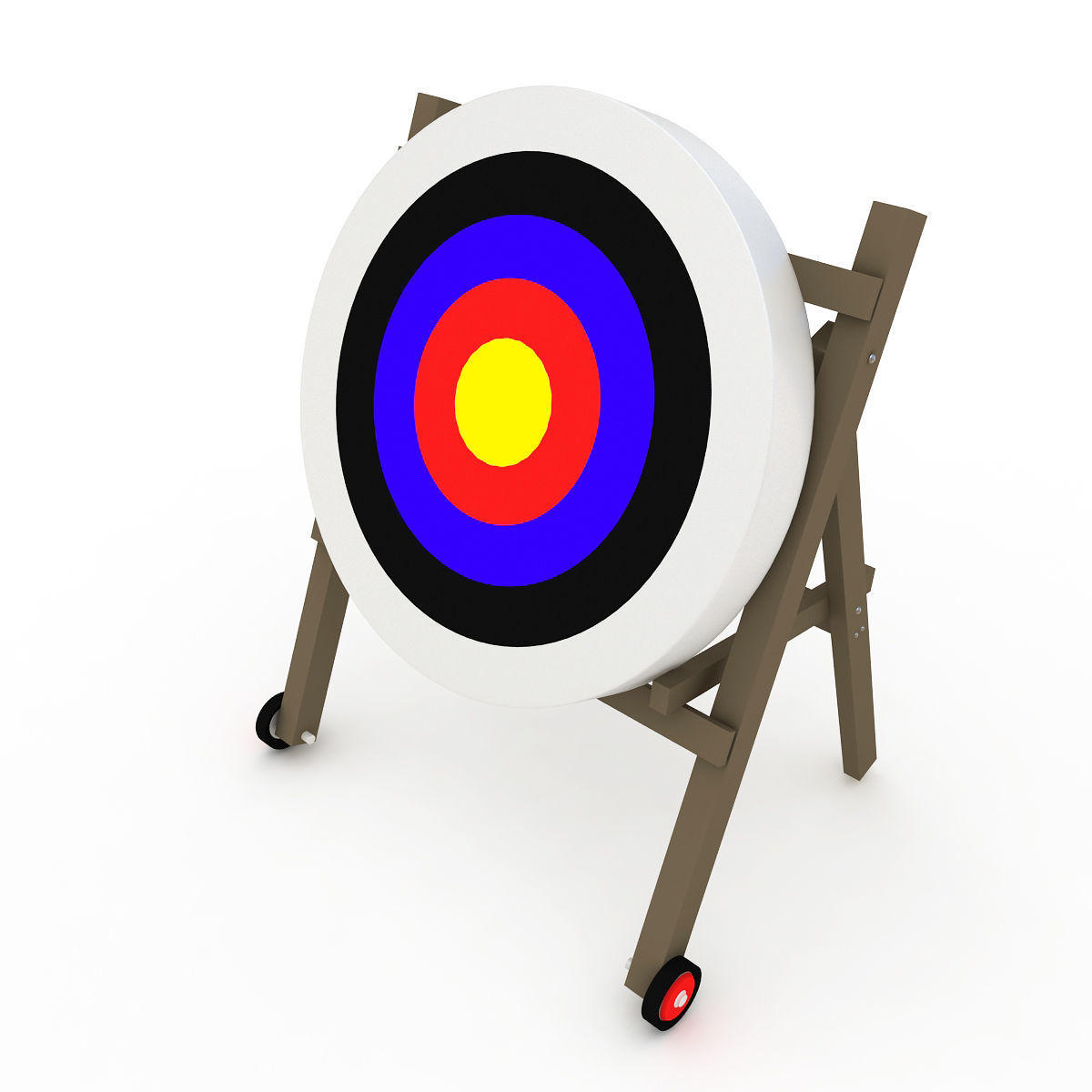 Archery Target 3D model_1