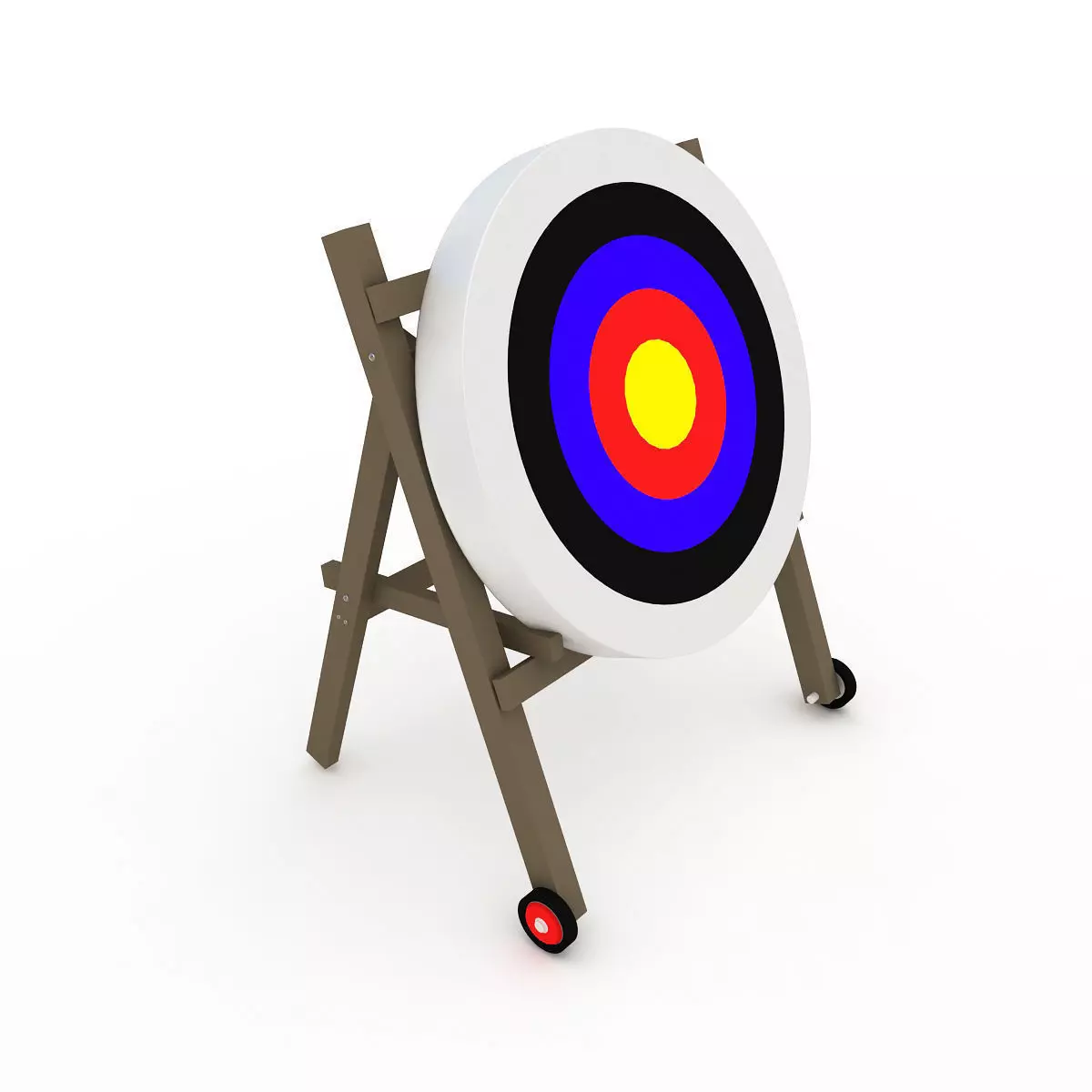 Archery Target 3D model_0