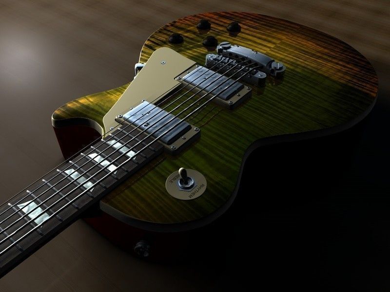 Gibson Les Paul 3D model_2