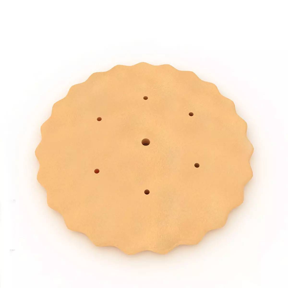 biscuit with holes 3D model