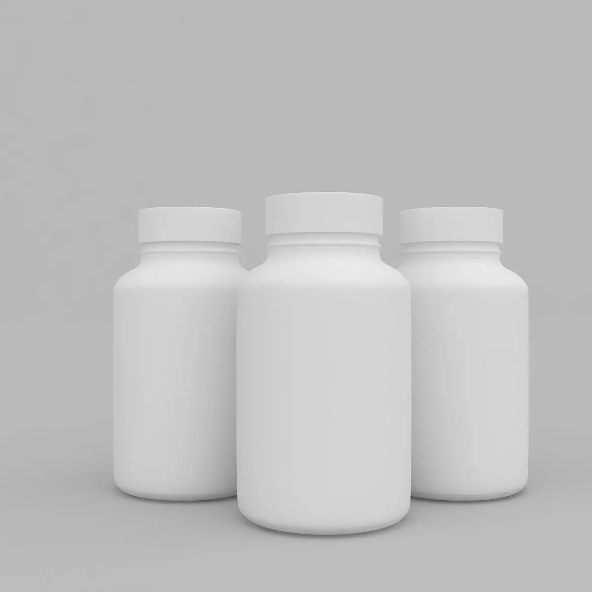 bottle pill 3D model_0