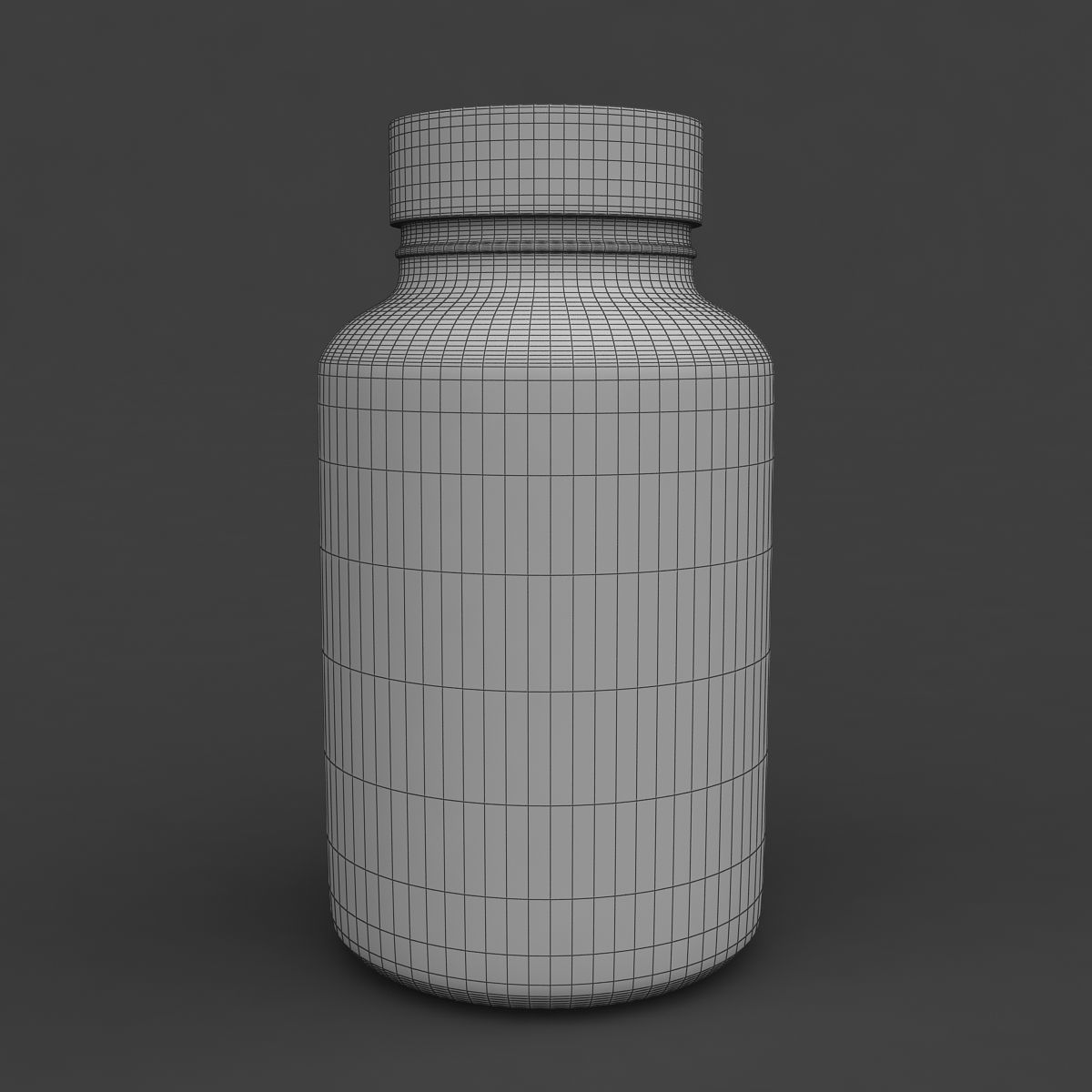 bottle pill 3D model_3