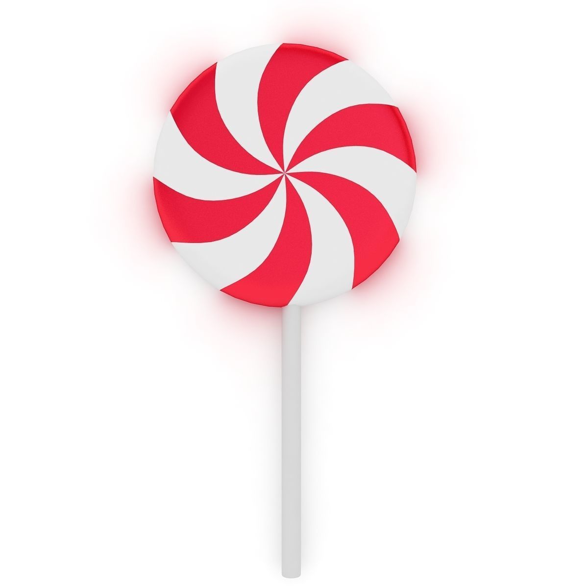 candy lollipop 3D model_2