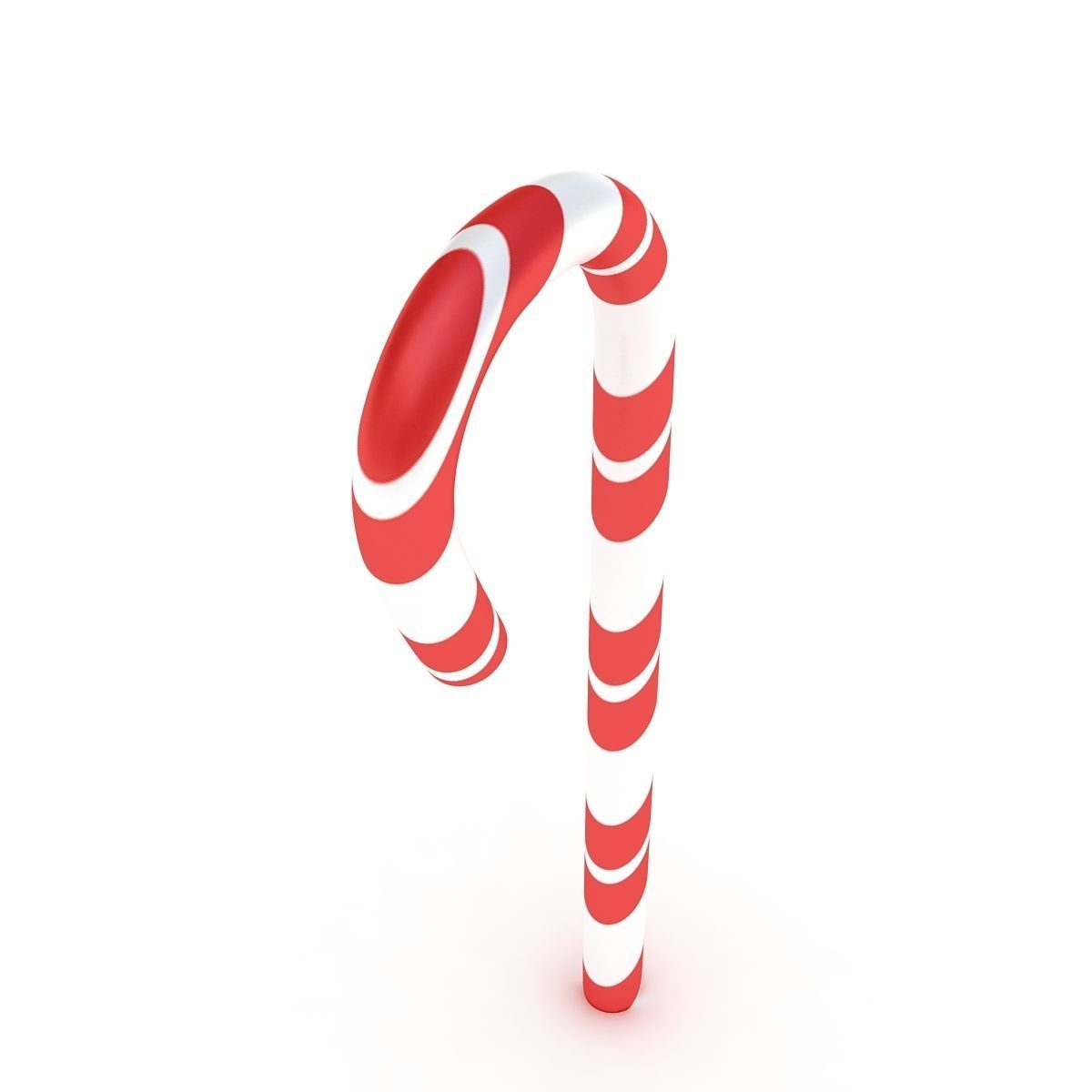 Candy Cane 3D model_2