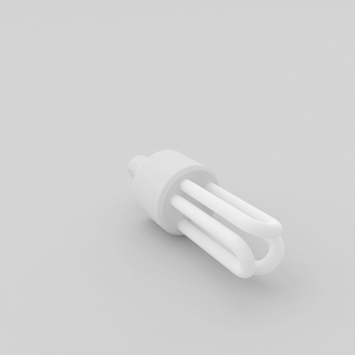 CFL Bulb 3D model_1