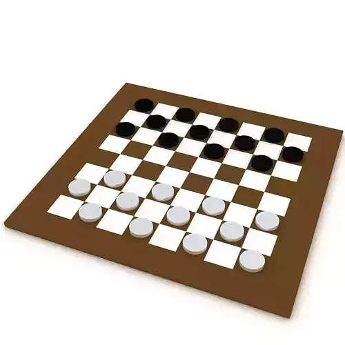 checkers board - board
