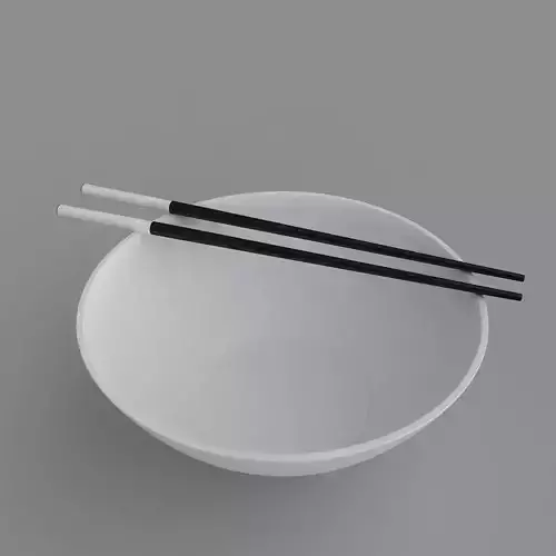 Chopsticks and Bowl