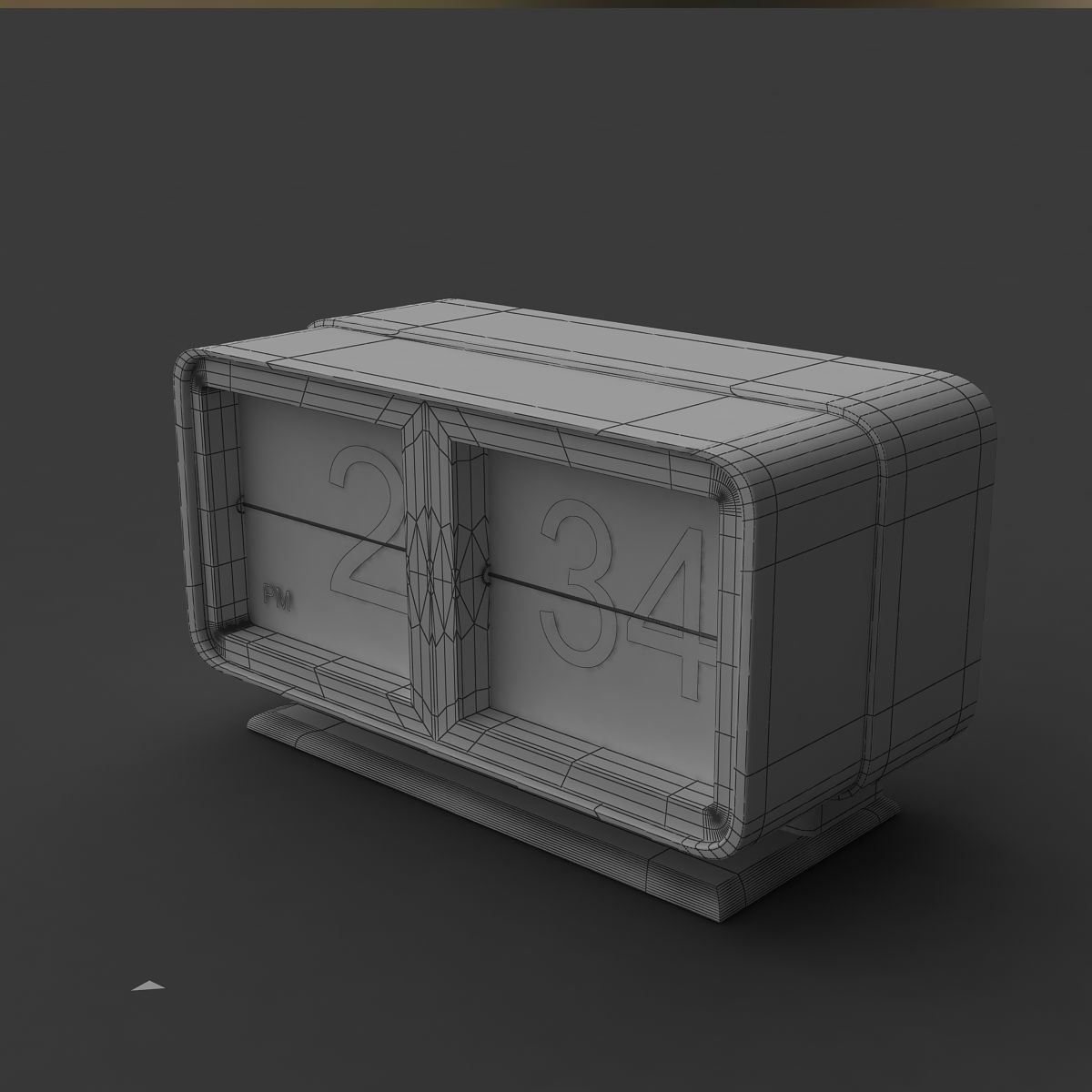 Clock Modern 3D model_7