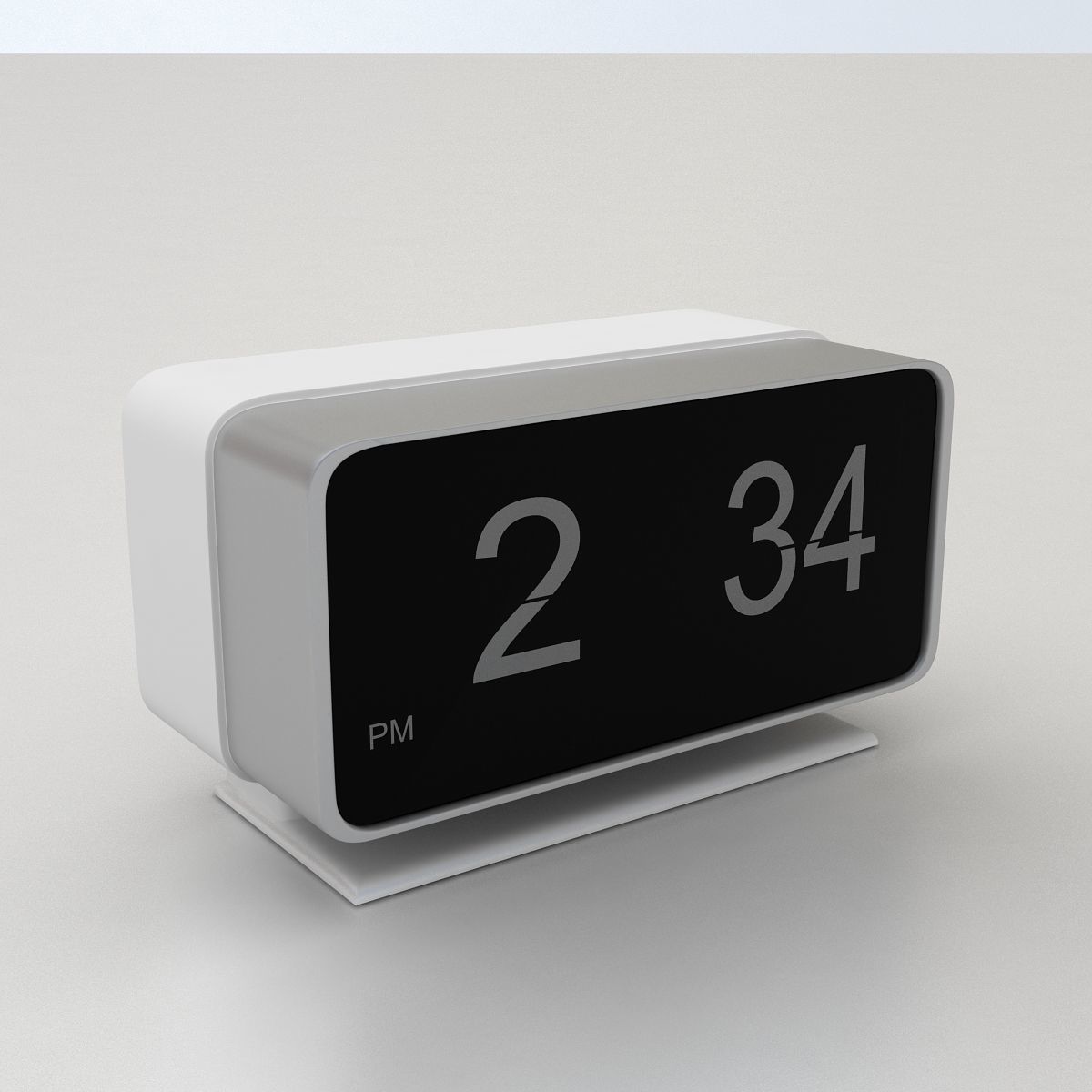 Clock Modern 3D model_3