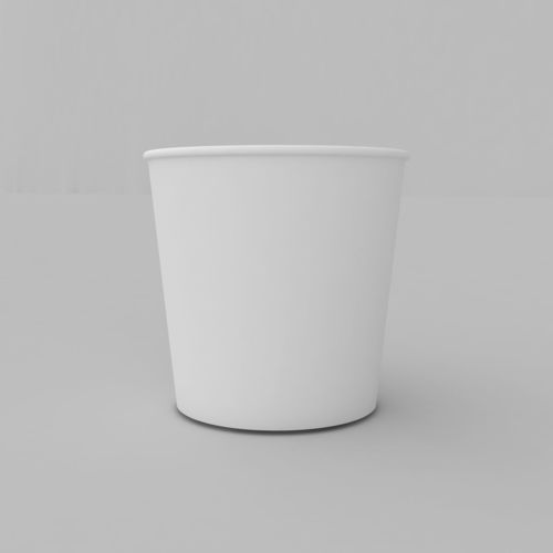 Coffee Cup Empty 4oz Takeout 3D model