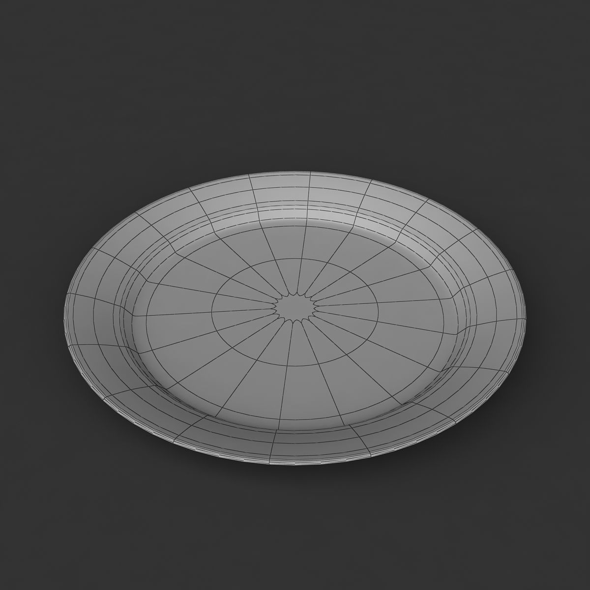 dish-bowl plate 3D model_3
