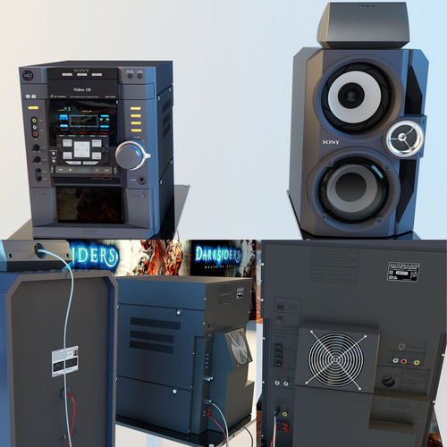 SONY MHC VX555 3D model