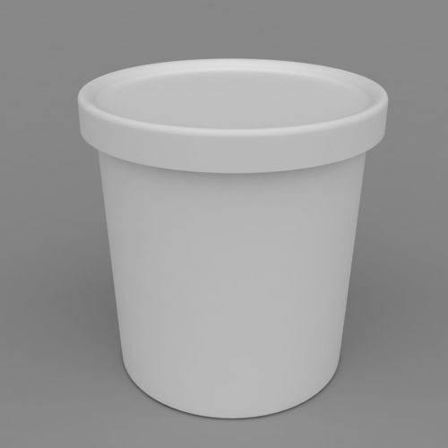 Ice Cream Pint Generic Pack 3D model