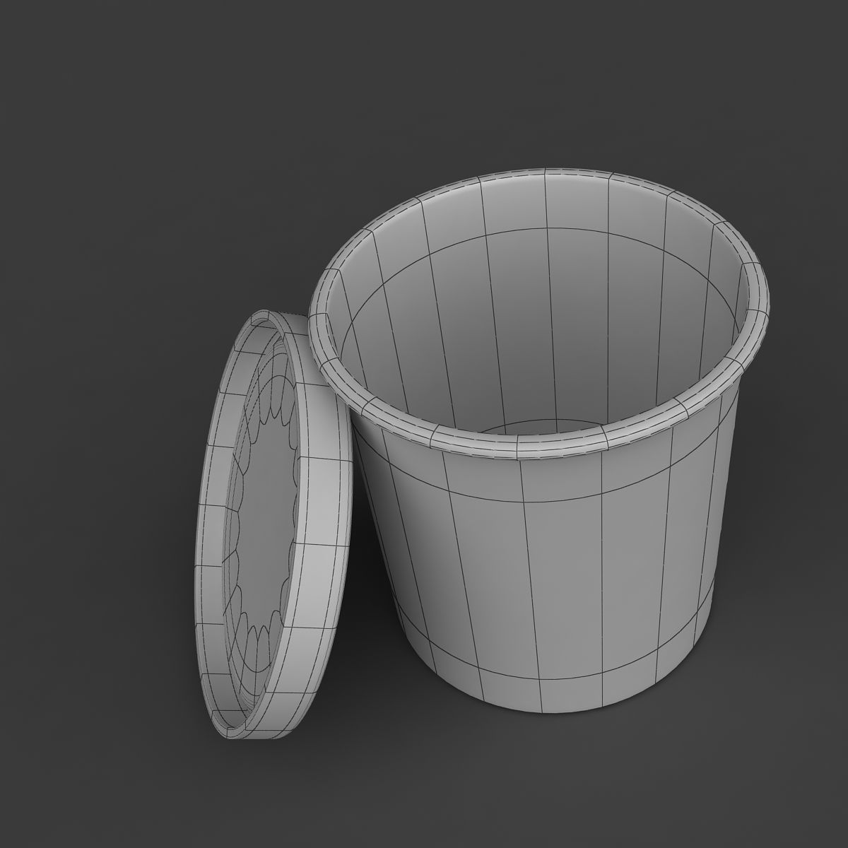 Ice Cream Pint Generic Pack 3D model_5
