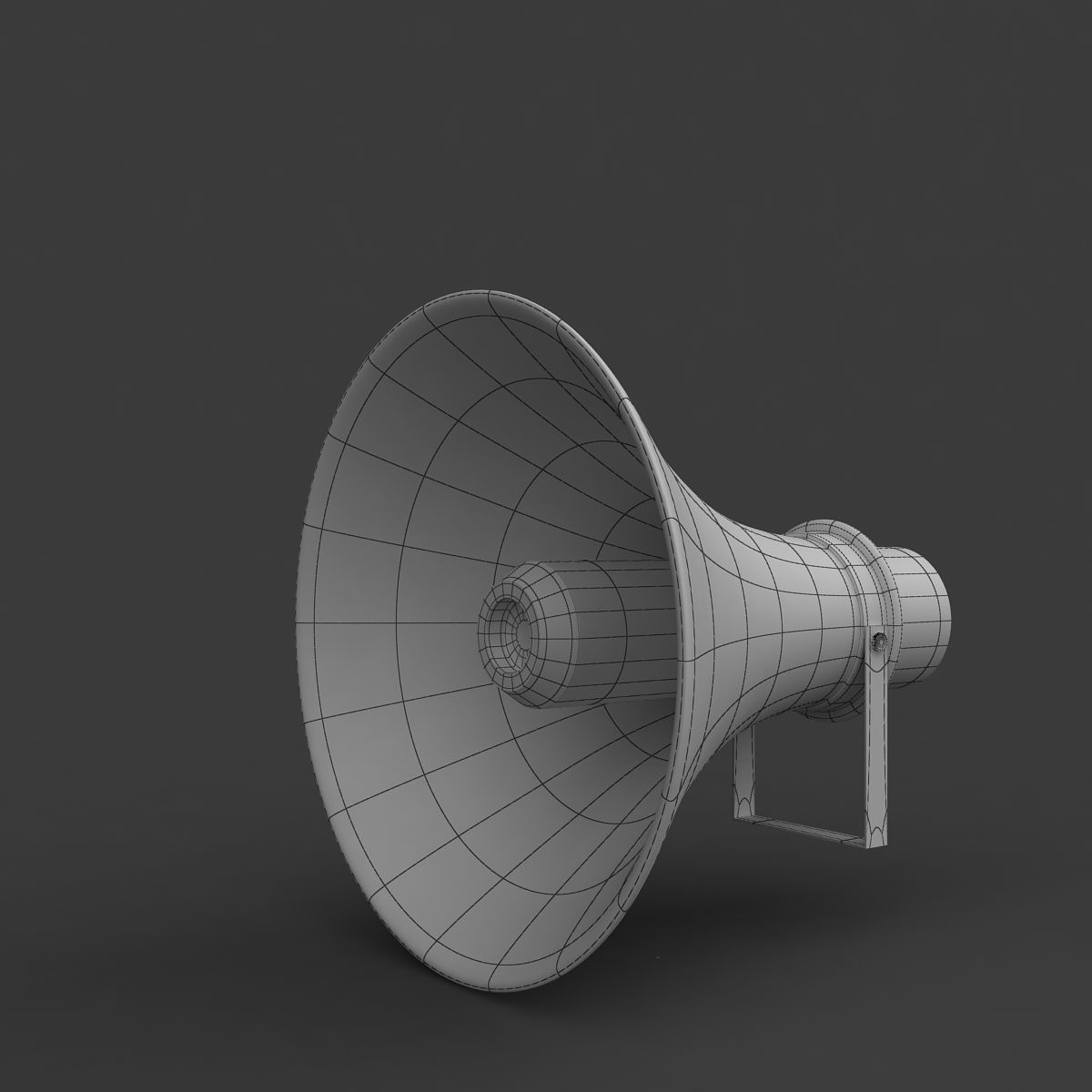 loudspeaker handheld 3D model_4
