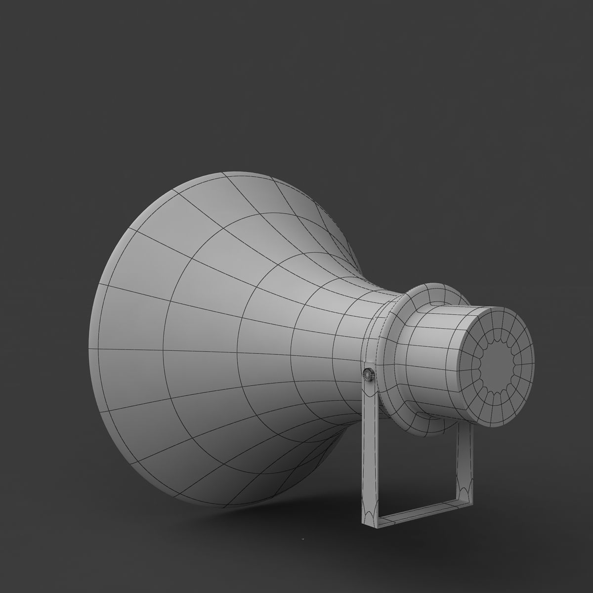 loudspeaker handheld 3D model_3