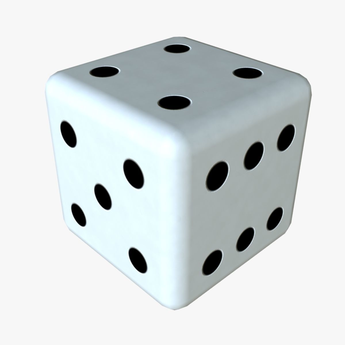 Yahtzee dice 3D model_9