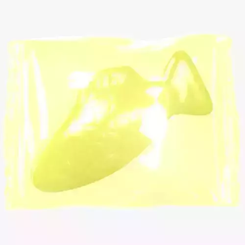 Wrapped Yellow Fish 3D model