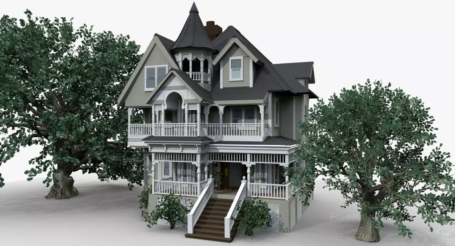 Victorian House 3D model