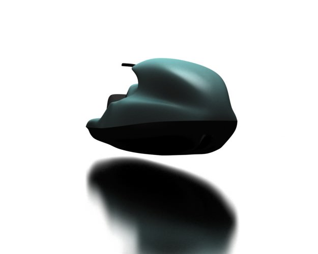 PWC motorcycle Low-poly 3D model_2