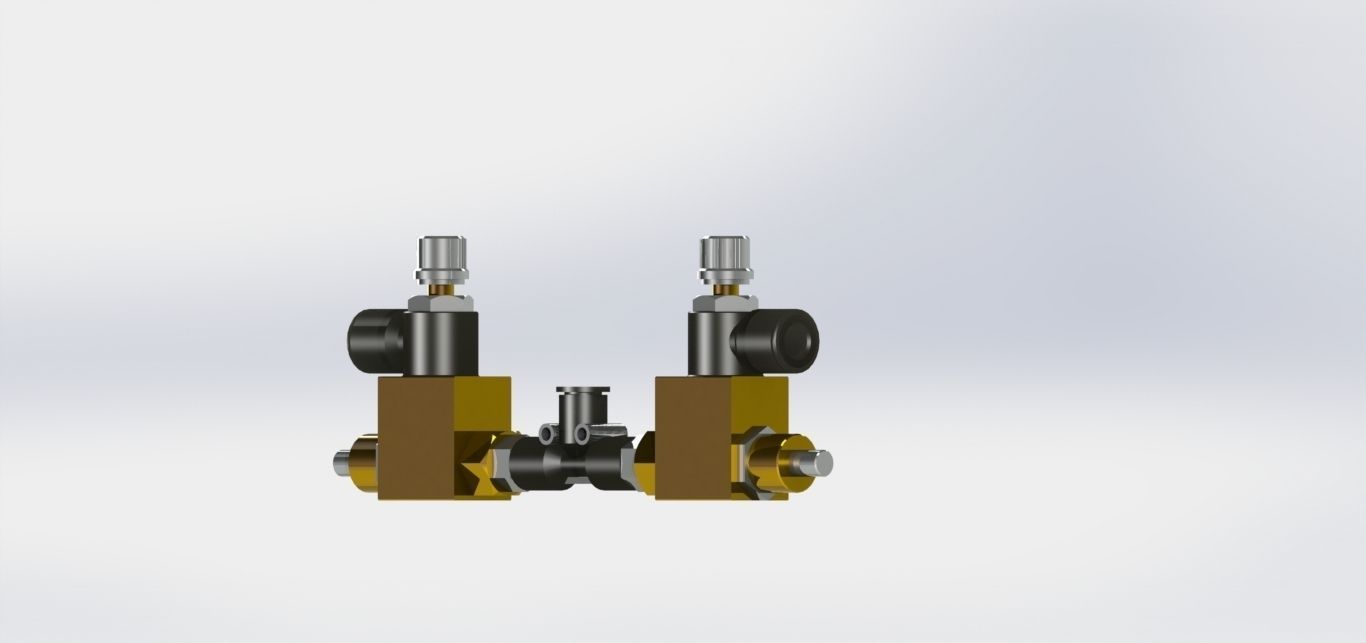 Penumatic valve 3D model_1